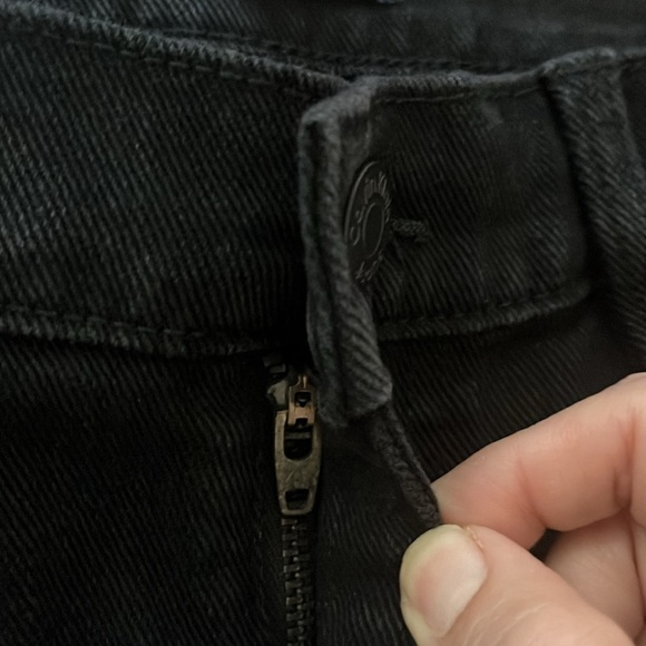 NWT Calvin Klein Jeans Black Straight Jeans Size 8 - Picture 9 of 13